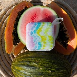 Anthropologie x Sunnylife Travel Speaker Tie Dye NIB